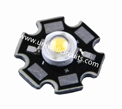 Schwarz Solder Mask Aluminium Basisplatine